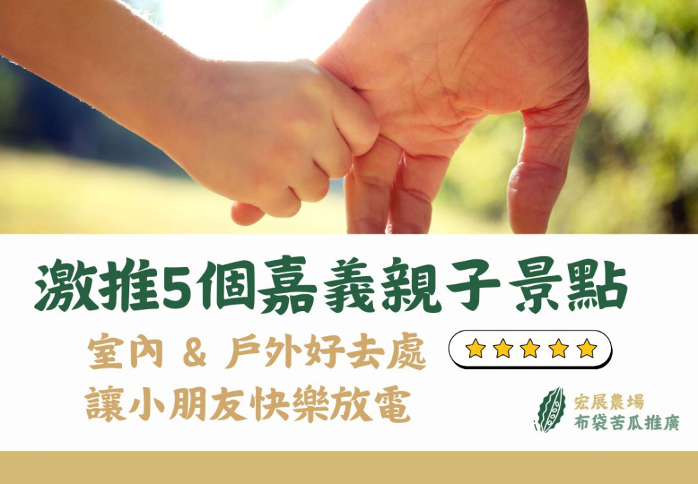 【嘉義親子景點】激推5個室內戶外好去處，讓小朋友快樂放電！